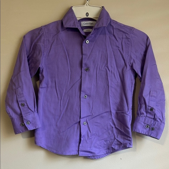 Calvin Klein Other - Calvin Klein Sateen lavender colored button down shirt size 6 youth
